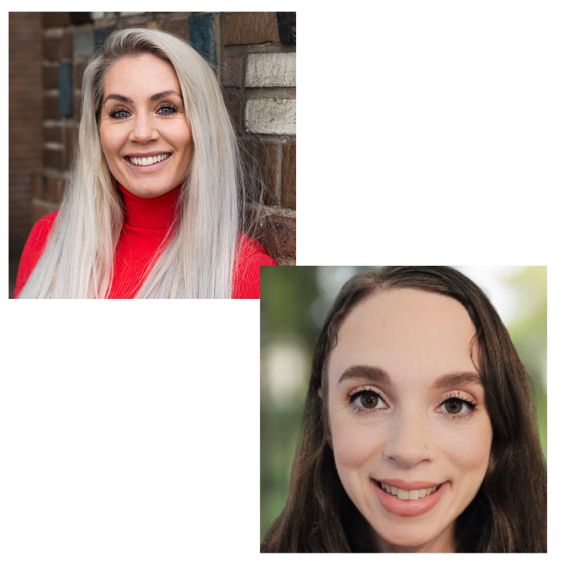 Victoria Kleinsman and Elka Cubacub, LICSW
